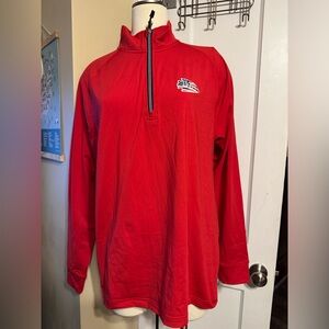 NWT Americana Cutter & Buck Kansas City Chiefs Long Sleeve Quarter-Zip Pullover